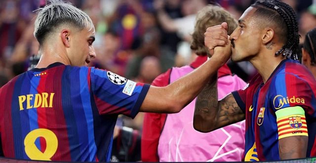 برشلونة يستمتع بنسخة مرعبة من رافينيا