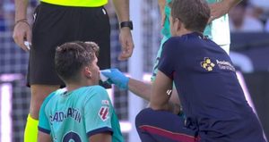 كلمتان من غوردون لحظة اصابة مارتين