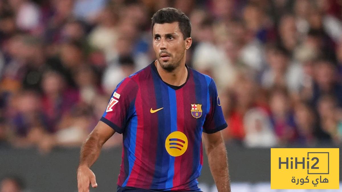 رودري يفرض حقيقة جديدة في برشلونة