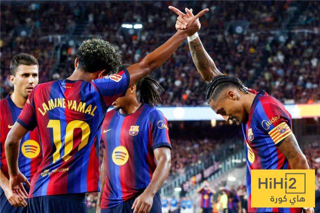 7 انتصارات و33 هدفًا.. برشلونة يستحضر إنجازًا غائبًا منذ 111 عامًا