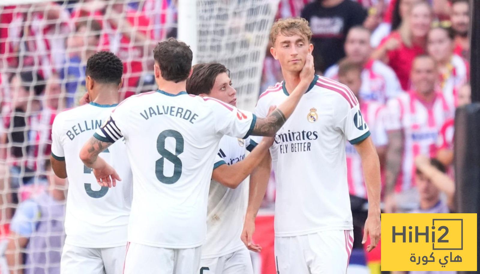 صورة : ماذا فعل لاعبو ريال مدريد مع هويسين بعد طرده أمام أتلتيكو؟
