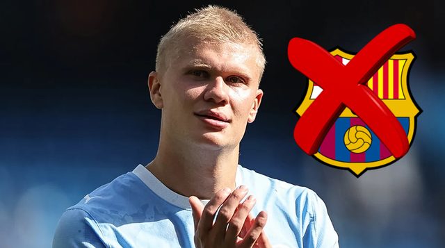 لماذا يرفض جمهور برشلونة فكرة التعاقد مع هالاند؟