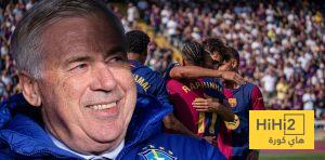 انشيلوتي العدو الأول لبرشلونة حاليا