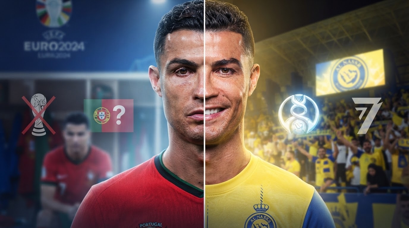 صحفي يفاجئ رونالدو : متحكم مع النصر .. ومتفرج مع البرتغال
