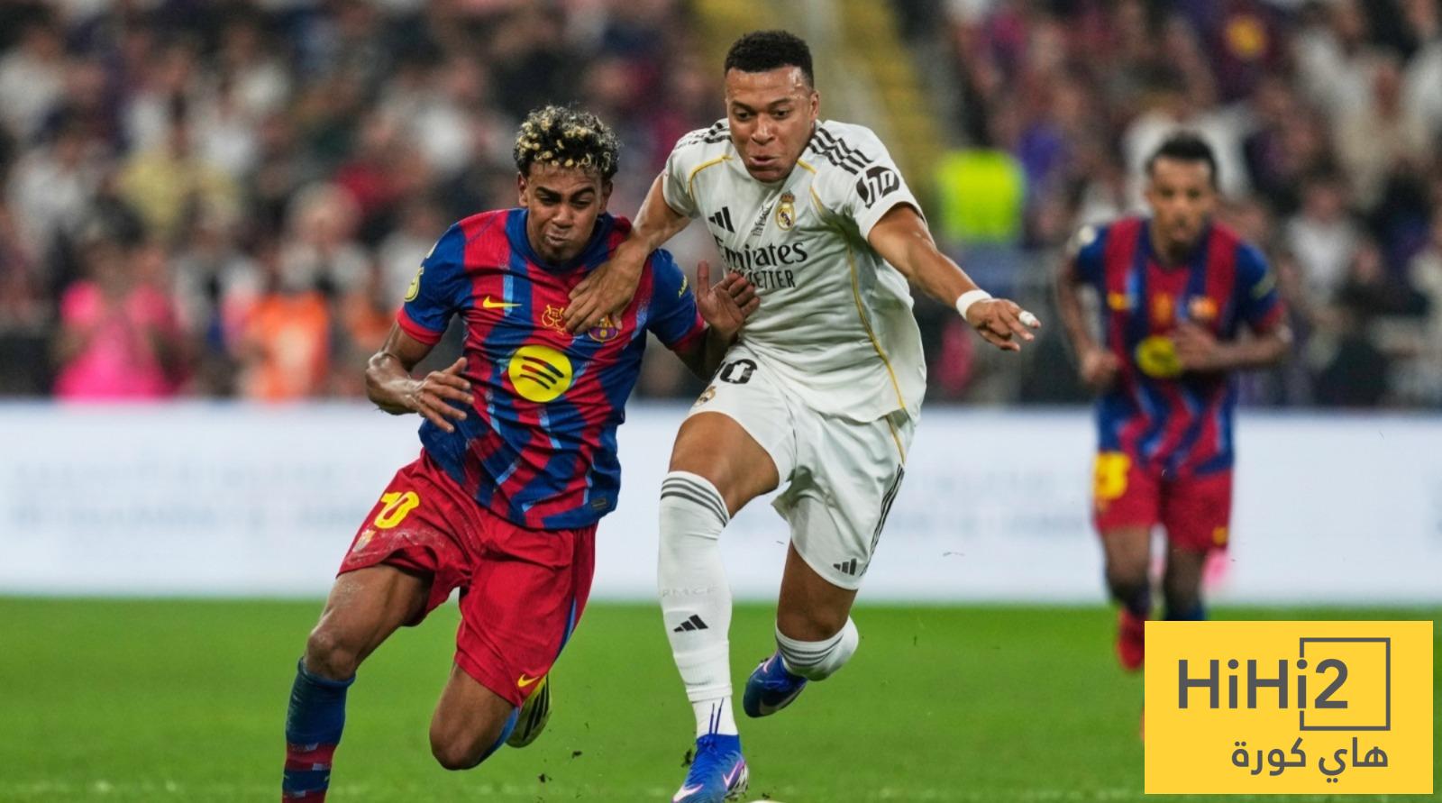 برشلونة يتفوق على ريال مدريد في الركض.. وأرقام مفاجئة للفريقين