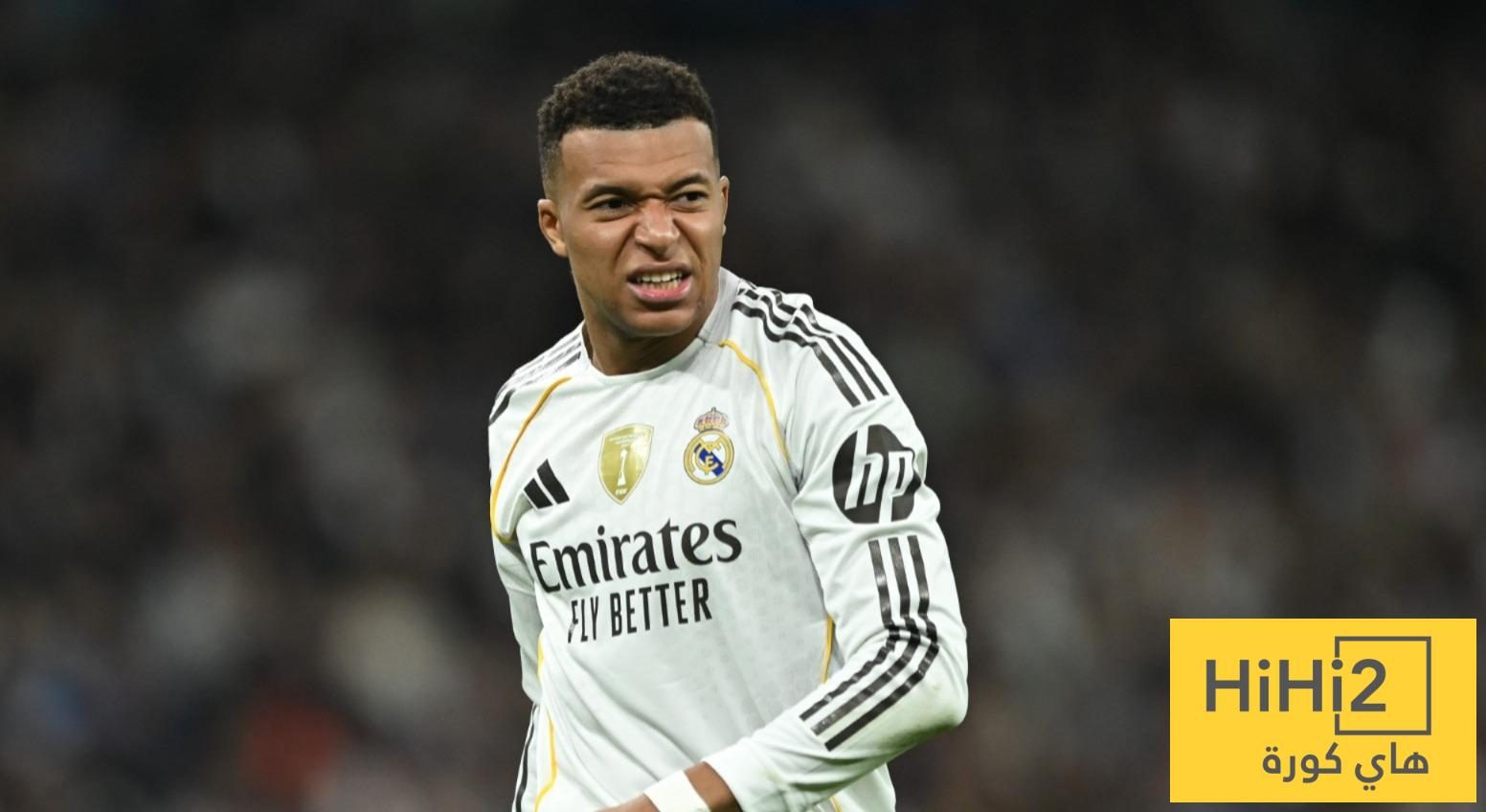مبابي فشل في أصعب مهمة مع ريال مدريد