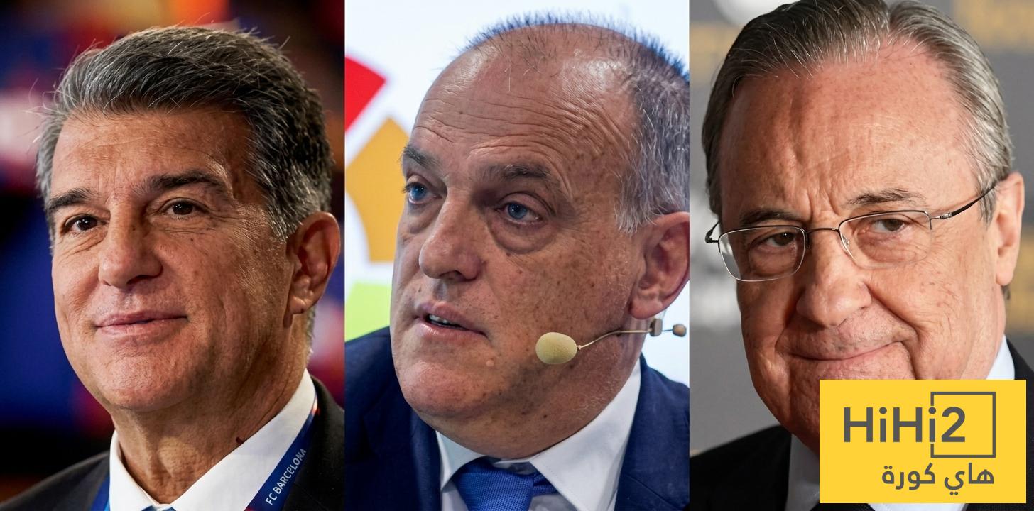 تيباس يرد على ريال مدريد ويكشف موقف الرابطة من معاقبة برشلونة