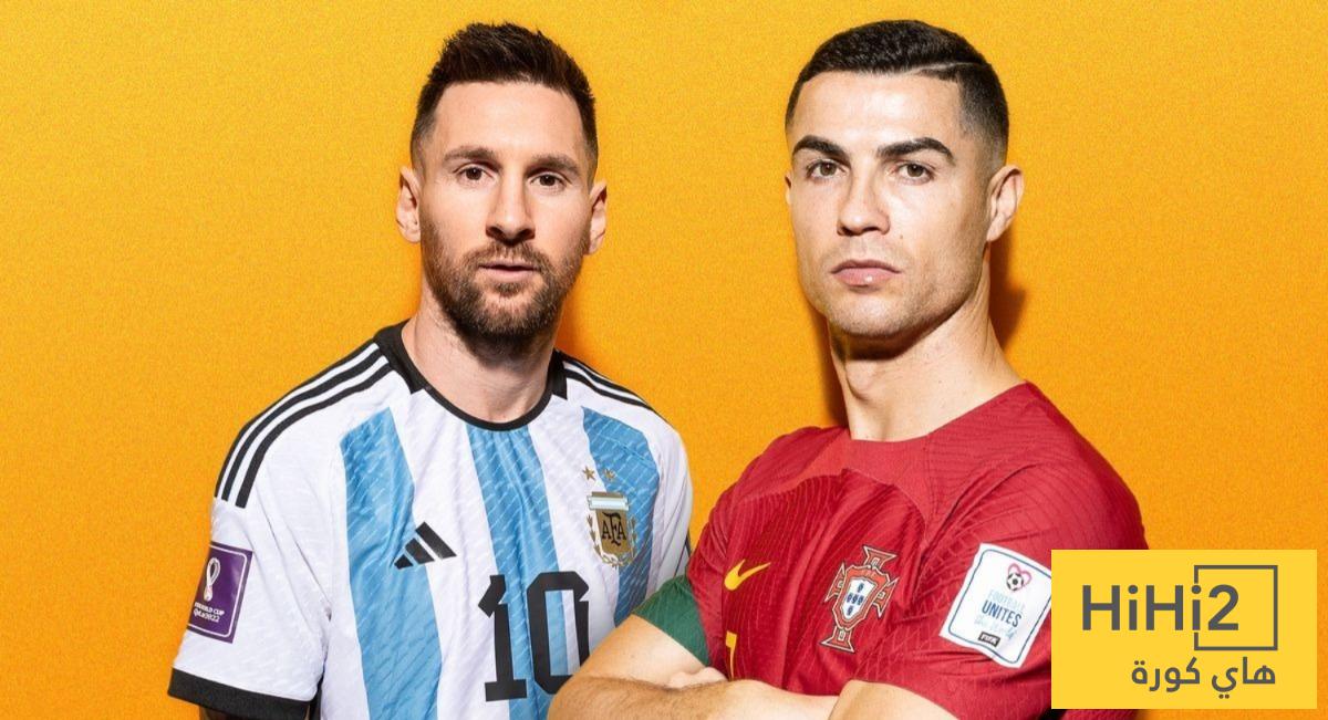 صورة : رونالدو يوجه رسالة مؤثرة إلى ميسي بعد اعتزاله الدولي