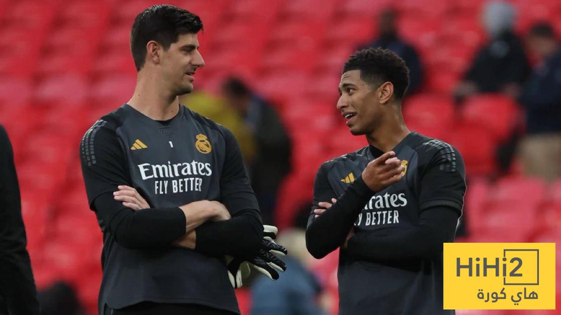 شيء مهم يتغير في ريال مدريد .. كورتوا وبيلينجهام داخل القرار