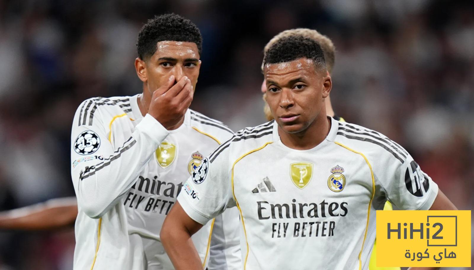 مهمة خاصة من ريال مدريد لبيلينغهام بسبب مبابي