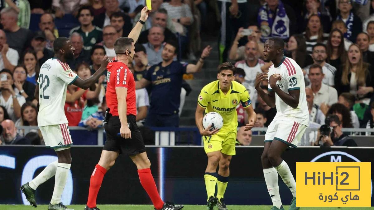 موقف الاتحاد الاسباني من غضب ريال مدريد بعد مباراة فياريال