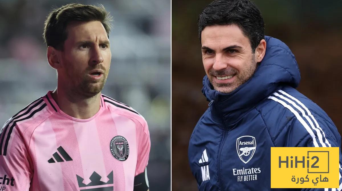 “ما يفعله لم أره من قبل”.. أرتيتا يشبه لاعب أرسنال بميسي