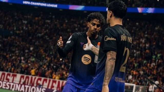 برشلونة يكتفي برباعية أمام غلطة سراي في دوري الابطال