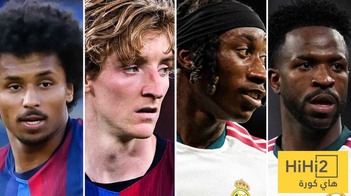 في صراع الأجنحة.. تفوق كبير لبرشلونة على ريال مدريد