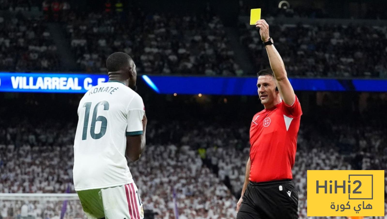 عاجل ورسميا.. إلغاء البطاقة الصفراء لكوناتي أمام فياريال
