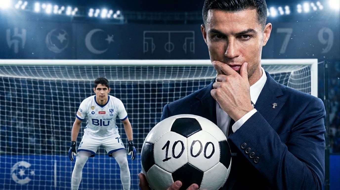 الصالح نيوز : صحفي يتخيل سيناريو تاريخياً لـ رونالدو أمام الهلال .. ماذا لو جاء الهدف الـ 1000 في الديربي ؟