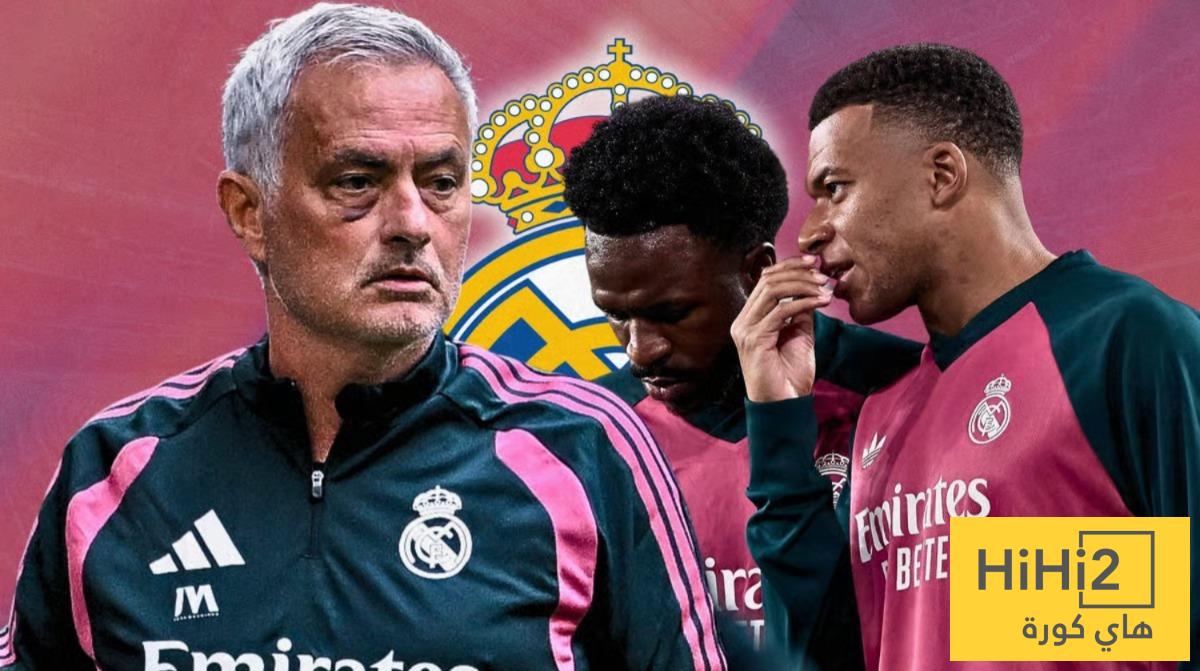 مورينيو يخطئ في حساباته.. وريال مدريد أمام ضرورة تغيير أسلوبه والتخلي عن ثنائية مبابي وفينيسيوس