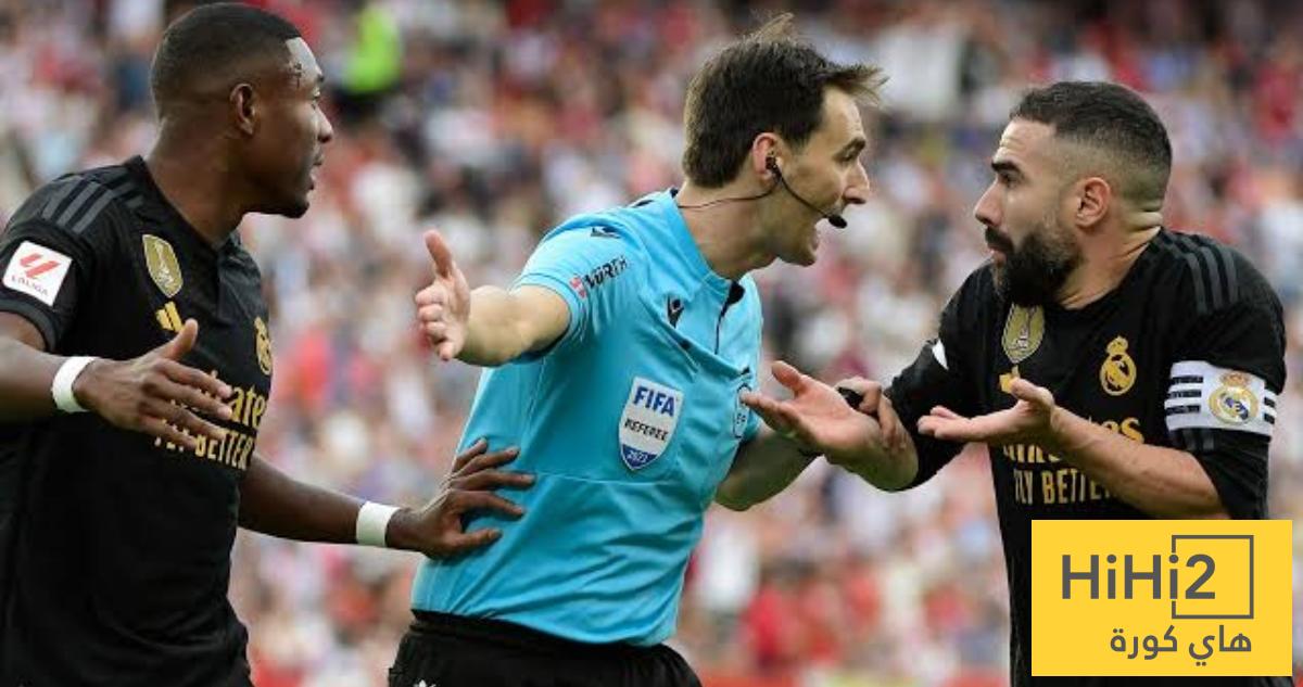 أرقام الحكم دي بورغوس تثير غضب جماهير ريال مدريد