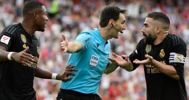 أرقام الحكم دي بورغوس تثير غضب جماهير ريال مدريد