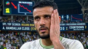 السومة مهدد بفقدان صدارة هدافي الدوري السعودي التاريخيين