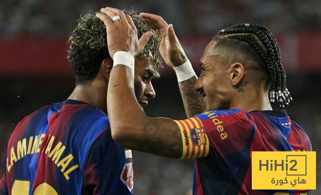 ثنائية رافينيا ويامال تقود برشلونة لزلزال هجومي قبل الكلاسيكو