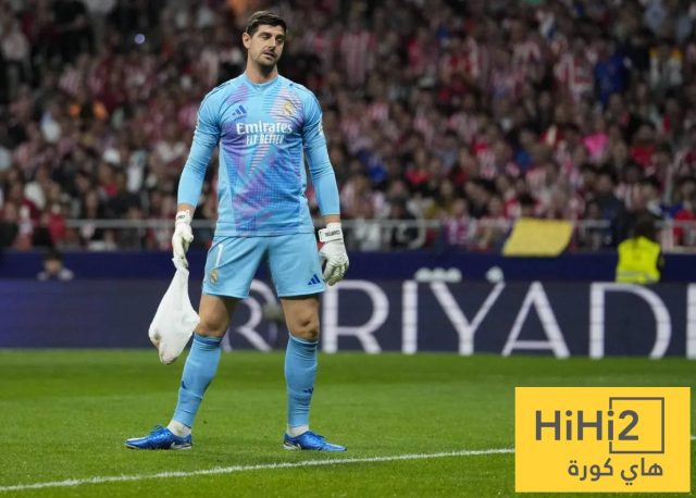 عاجل – ريال مدريد يعلن غياب كورتوا عن الكلاسيكو