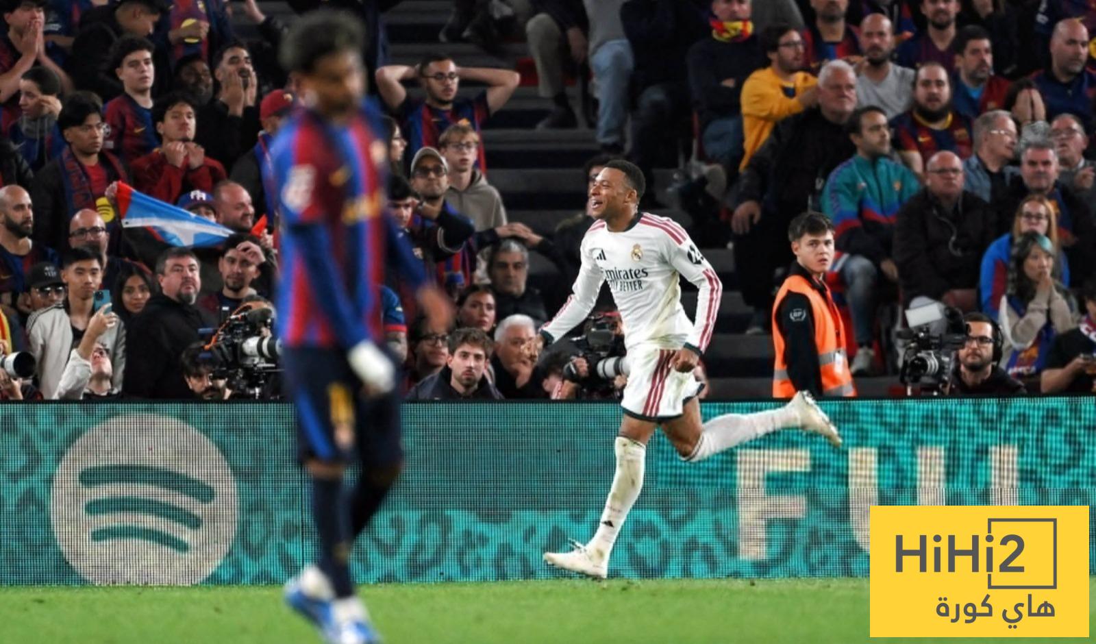 صورة : تقييم لاعبي برشلونة وريال مدريد في الشوط الاول