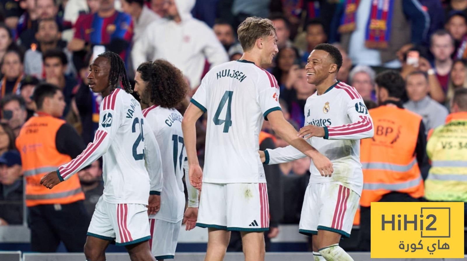شاهد ترتيب الدوري الاسباني بعد فوز ريال مدريد على برشلونة في الكلاسيكو