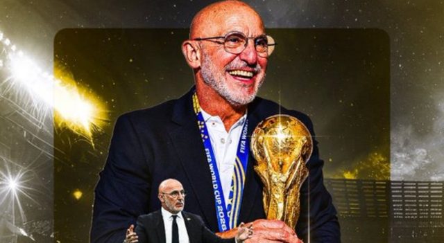 رسميا .. دي لافوينتي يفوز بجائزة افضل مدرب في العالم