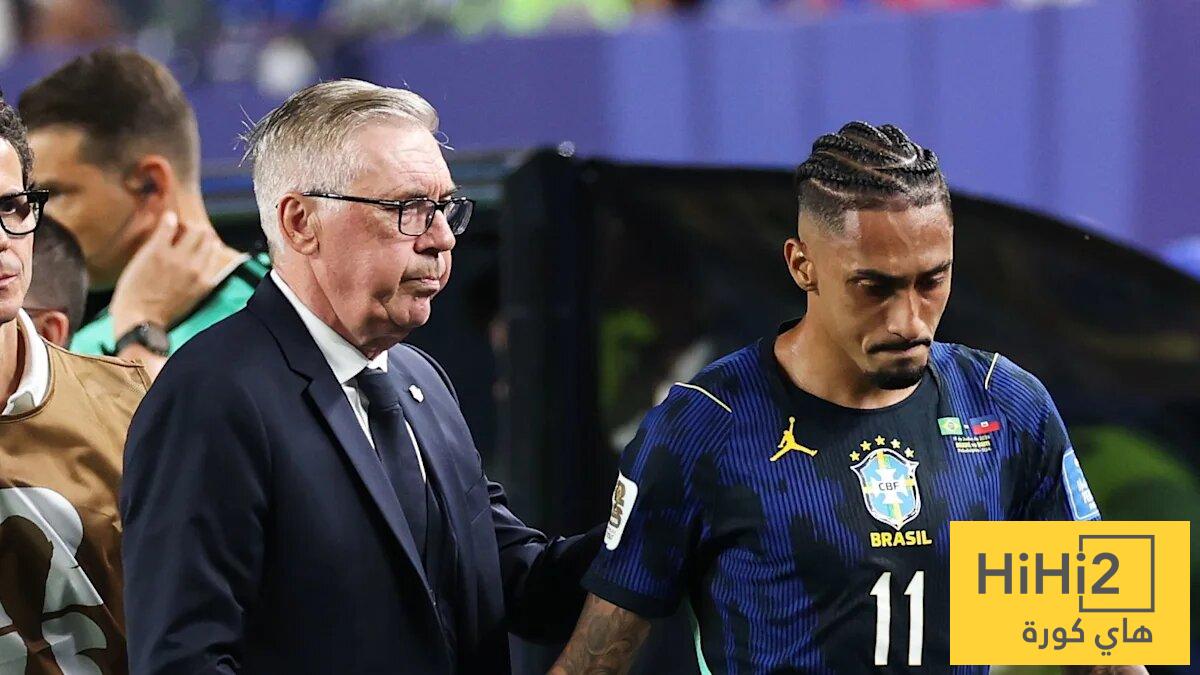 أنشيلوتي يثير قلق برشلونة.. هل يتكرر السيناريو المقلق مع رافينيا؟