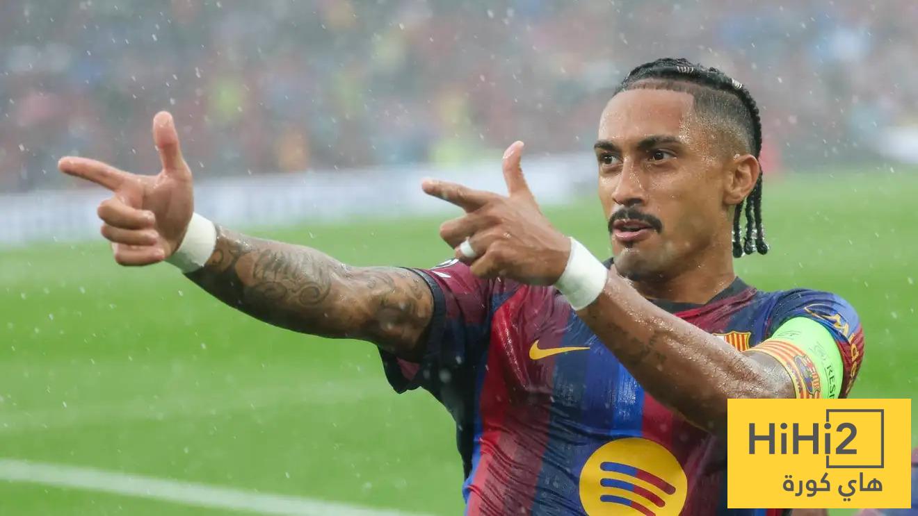 برشلونة قلق على رافينيا