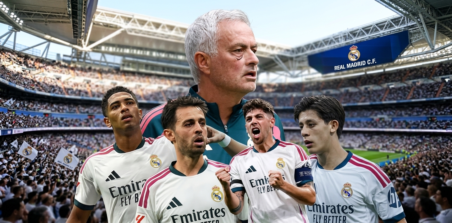 بعد إسقاط برشلونة.. مورينيو يحصل على اعتراف خاص من لاعبي ريال مدريد