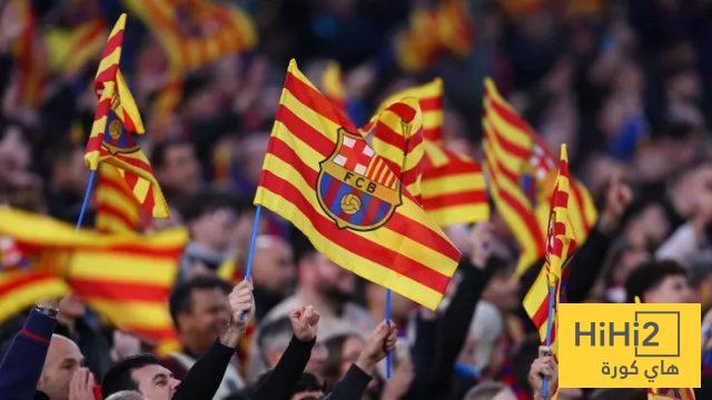 صورة – تنظيف الأرضيات بعلم برشلونة