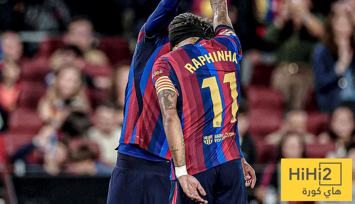 ليس رافينيا … أفضل لاعب من برشلونة في الشوط الأول أمام ألافيس